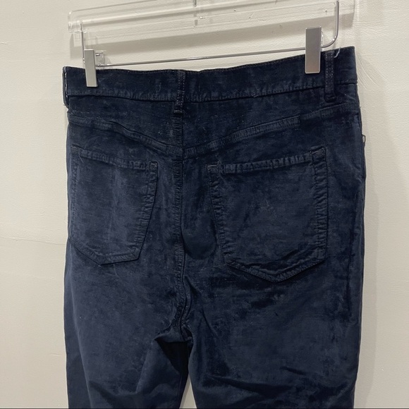 Free People Mulberry Cyndi High Rise Stretch Velvet Pants Size 31 - Picture 5 of 8